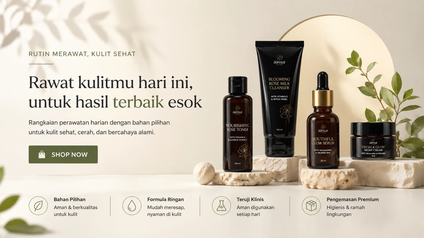 Rangkaian skincare ANSA Skinhealth